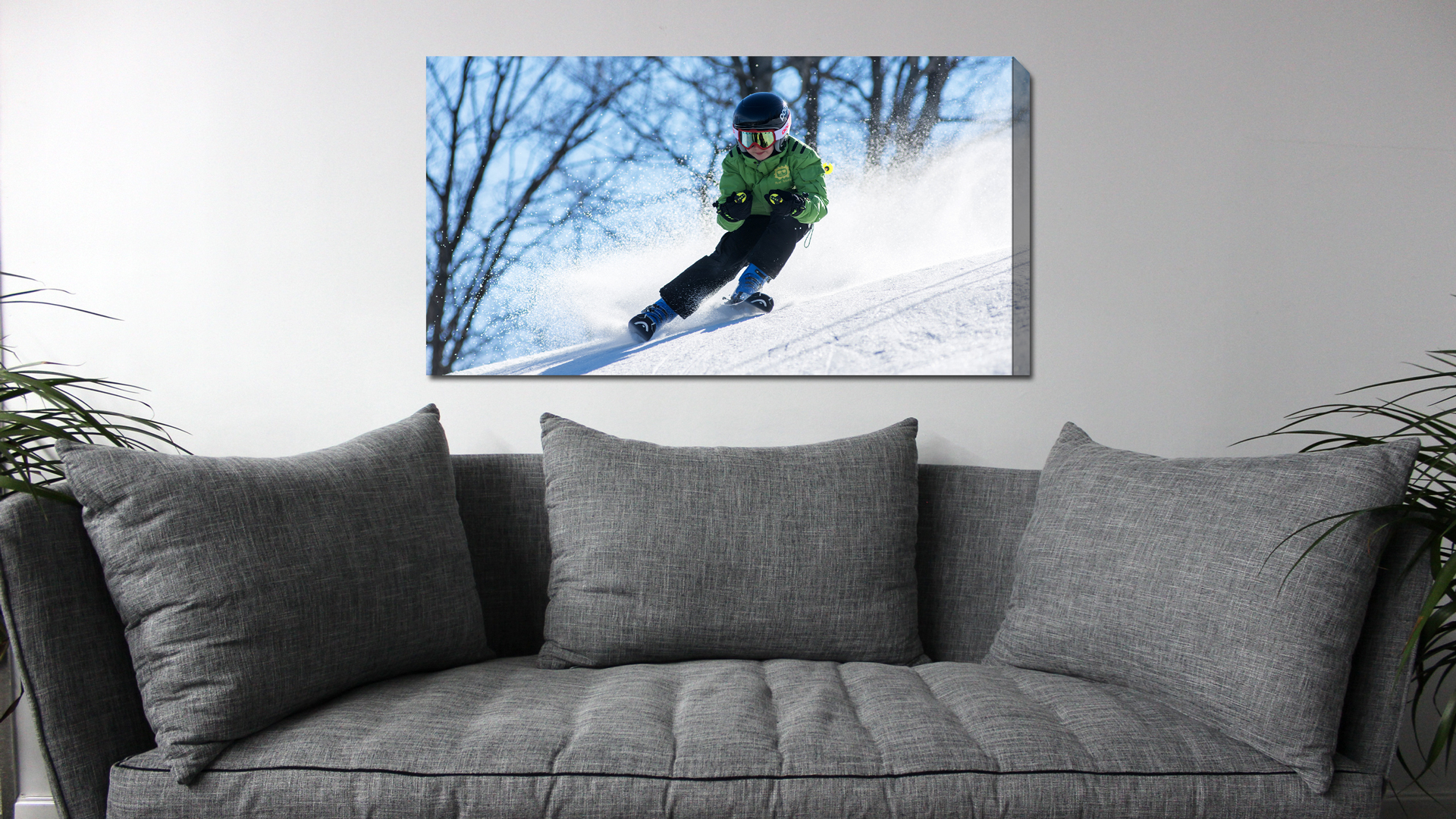 Print panoramic canvas