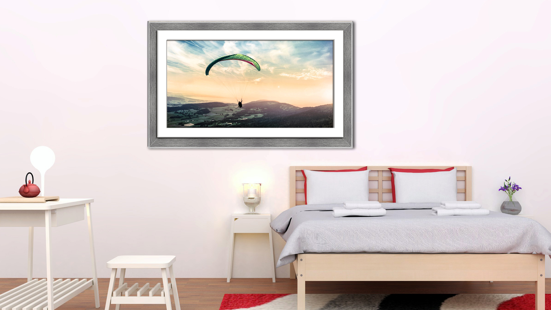 Frame panoramic photos