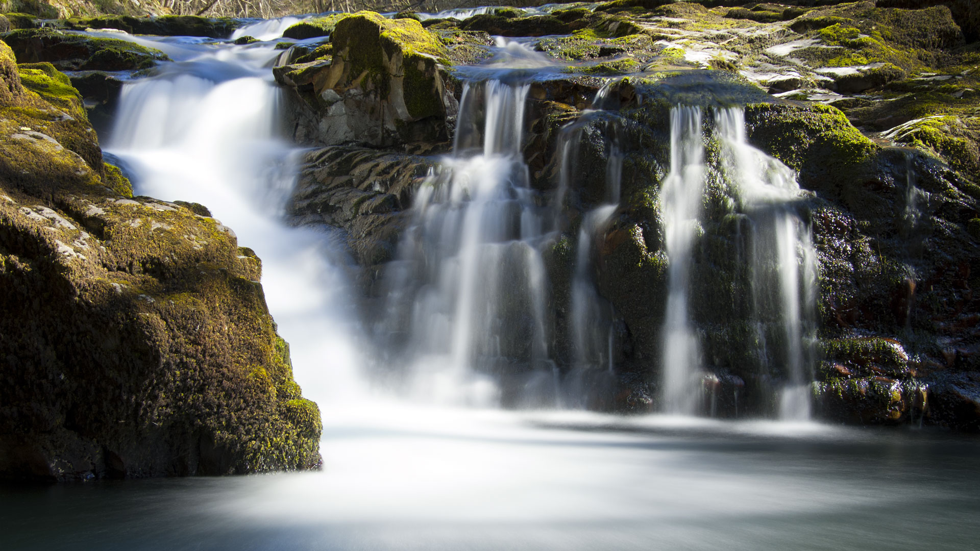 Wales, brecon beacons waterfall