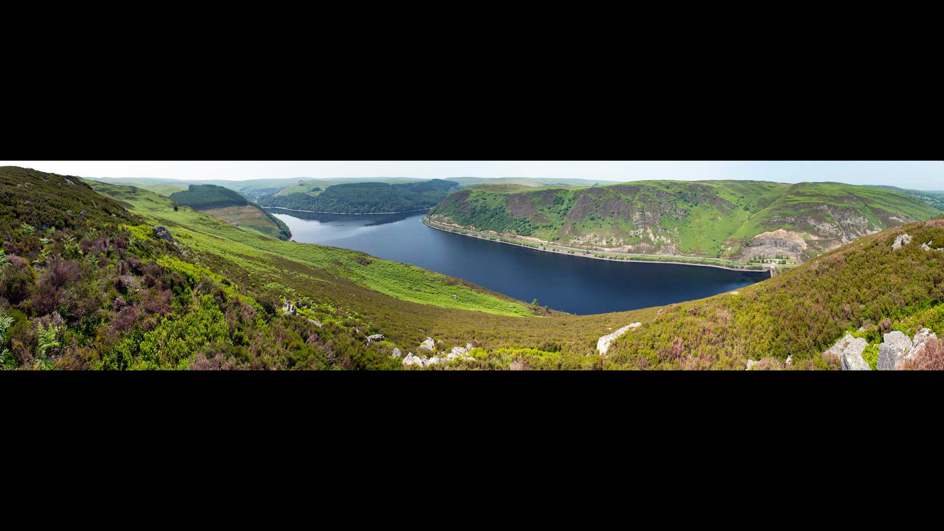 Wales, elan valley panoramic