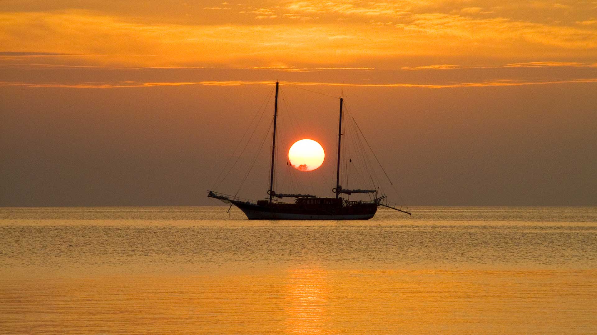 Maldives, sunset